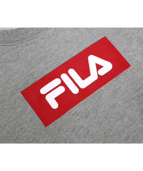 FILA(フィラ)の「【FILA/フィラ】裏毛 ボックスロゴプリントトレーナー(スウェット・レディース・ホワイト/ブラック/ネイビー/杢グレー・LL/M/L)」の11枚目の写真
