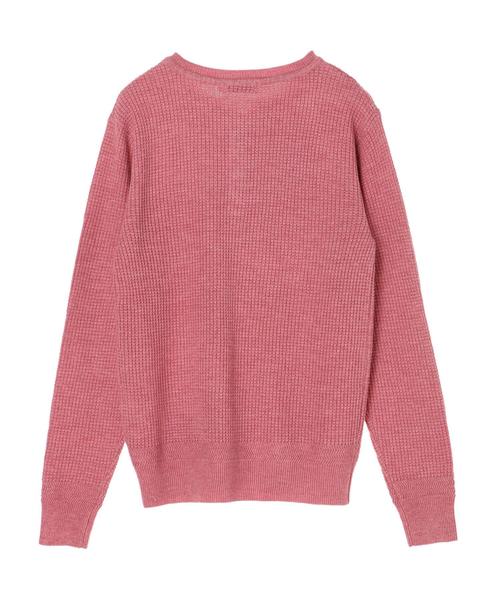 CRAFT STANDARD BOUTIQUE(クラフトスタンダードブティック)の「ヘンリーネックニットプルオーバー●*(ニット/セーター・レディース・ピンク/ベージュ系その他/キャメル/カーキ/ネイビー・L/M)」の10枚目の写真
