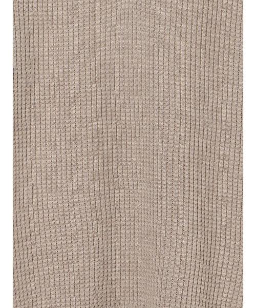 CRAFT STANDARD BOUTIQUE(クラフトスタンダードブティック)の「ヘンリーネックニットプルオーバー●*(ニット/セーター・レディース・ピンク/ベージュ系その他/キャメル/カーキ/ネイビー・L/M)」の13枚目の写真