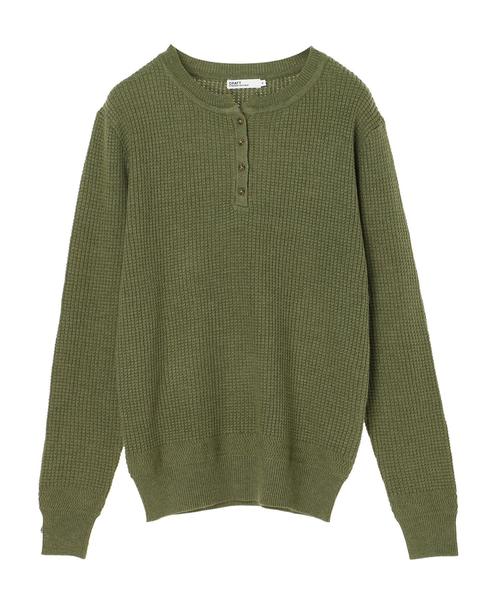 CRAFT STANDARD BOUTIQUE(クラフトスタンダードブティック)の「ヘンリーネックニットプルオーバー●*(ニット/セーター・レディース・ピンク/ベージュ系その他/キャメル/カーキ/ネイビー・L/M)」の20枚目の写真