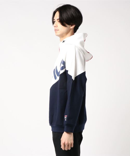 FILA HERITAGE(フィラヘリテージ)の「FILA(フィラ)ハーフジップパーカー(パーカー・メンズ・ブラック/ネイビー/パープル・S/M)」の12枚目の写真