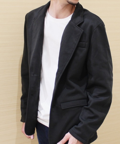 SHISKY(シスキー)の「ボンディング加工 防風 テーラードジャケット(テーラードジャケット・メンズ・ブラック/ネイビー/グレー/カーキ/チャコール・M/L/XL)」の22枚目の写真