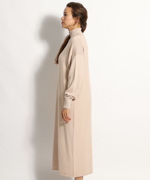 niko and...（ニコアンド）の「ハイゲージドロップワンピース（ワンピース・レディース・ベージュ/ボルドー/ブラック/ブラウン・MEDIUM/LARGE）」の14枚目の写真