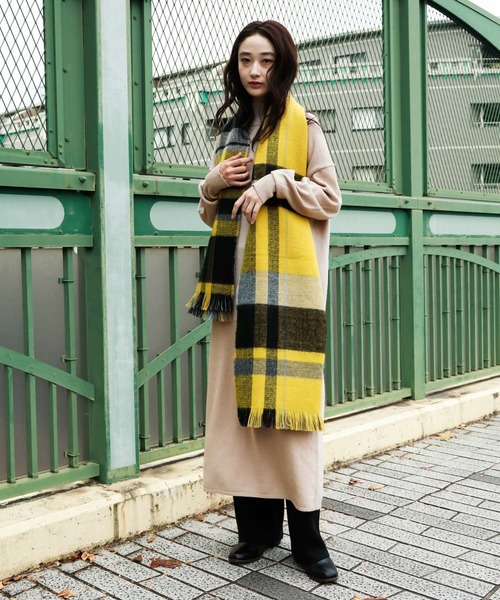 niko and...（ニコアンド）の「ハイゲージドロップワンピース（ワンピース・レディース・ベージュ/ボルドー/ブラック/ブラウン・MEDIUM/LARGE）」の7枚目の写真