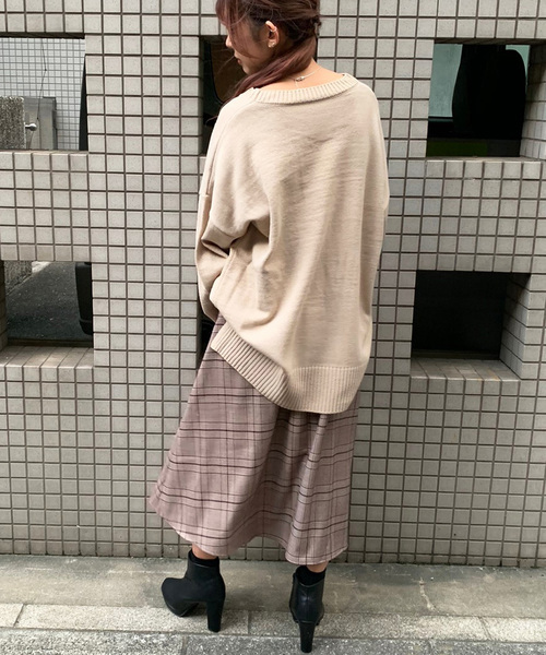 apres jour mignon（アプレジュールミニョン）の「ボックス袖ビッグニット【ZOZOTOWN限定アイテム】（ニット/セーター・レディース・ライトブラウン/モカ/ライトベージュ/杢グレー・フリー）」の11枚目の写真