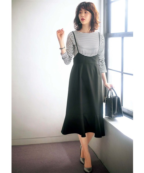 GeeRA（ジーラ）の「ソフトマーメイドジャンスカセット（ジャンパースカート・レディース・ブラック系その他・MEDIUM/LARGE/X-LARGE）」の3枚目の写真