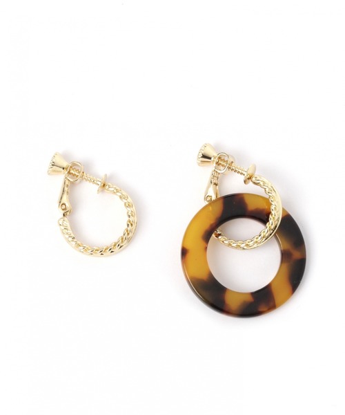 niko and...（ニコアンド）の「4WAY着せ替えイヤリング（イヤリング・レディース・ホワイト/ブラウン/グレー/オフホワイト/イエロー/グリーン・0）」の8枚目の写真