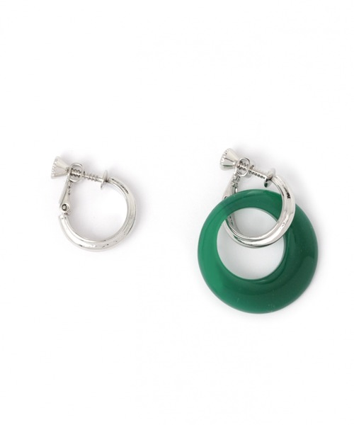 niko and...（ニコアンド）の「4WAY着せ替えイヤリング（イヤリング・レディース・ホワイト/ブラウン/グレー/オフホワイト/イエロー/グリーン・0）」の10枚目の写真