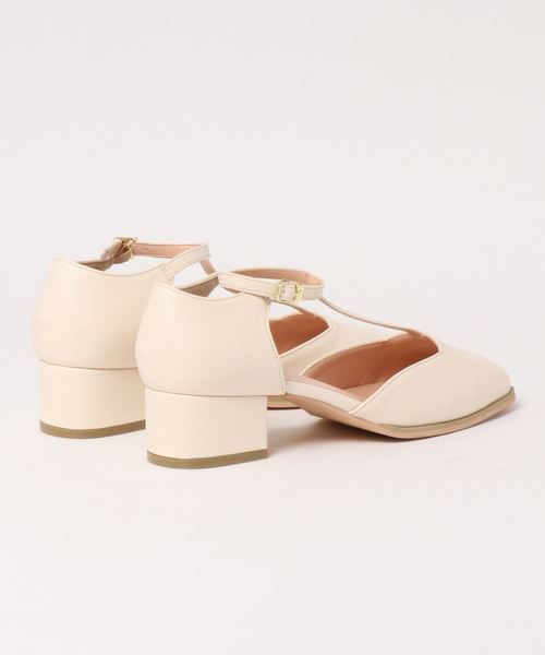 natural couture(ナチュラルクチュール)の「Tストラップパンプス(パンプス・レディース・ベージュ/シルバー/アイボリー/ミント/ブラック・M/L)」の21枚目の写真