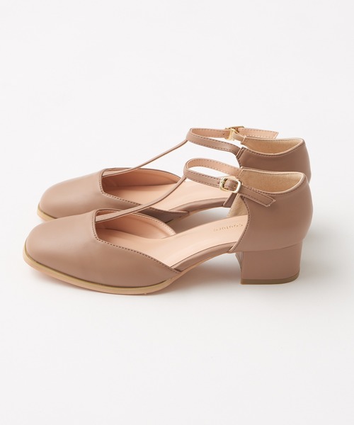 natural couture(ナチュラルクチュール)の「Tストラップパンプス(パンプス・レディース・ベージュ/シルバー/アイボリー/ミント/ブラック・M/L)」の16枚目の写真