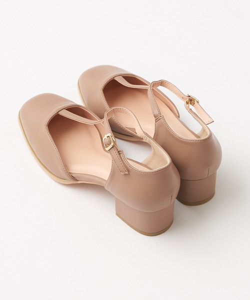 natural couture(ナチュラルクチュール)の「Tストラップパンプス(パンプス・レディース・ベージュ/シルバー/アイボリー/ミント/ブラック・M/L)」の17枚目の写真