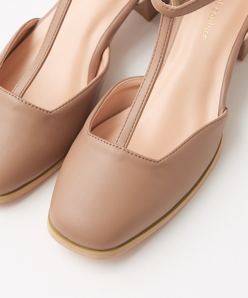 natural couture(ナチュラルクチュール)の「Tストラップパンプス(パンプス・レディース・ベージュ/シルバー/アイボリー/ミント/ブラック・M/L)」の20枚目の写真