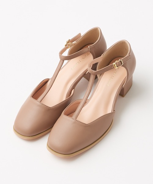 natural couture(ナチュラルクチュール)の「Tストラップパンプス(パンプス・レディース・ベージュ/シルバー/アイボリー/ミント/ブラック・M/L)」の11枚目の写真