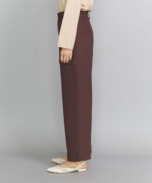 BEAUTY&YOUTH UNITED ARROWS(ビューティーアンドユースユナイテッドアローズ)の「BY ツイルベイカーワイドパンツ ◆(その他パンツ・レディース・ピンク/ダークブラウン・MEDIUM/SMALL)」の17枚目の写真