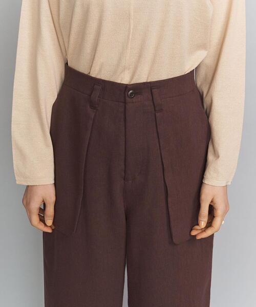BEAUTY&YOUTH UNITED ARROWS(ビューティーアンドユースユナイテッドアローズ)の「BY ツイルベイカーワイドパンツ ◆(その他パンツ・レディース・ピンク/ダークブラウン・MEDIUM/SMALL)」の15枚目の写真