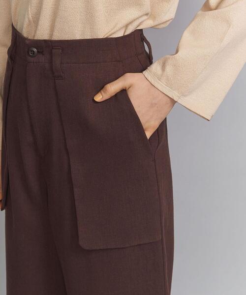 BEAUTY&YOUTH UNITED ARROWS(ビューティーアンドユースユナイテッドアローズ)の「BY ツイルベイカーワイドパンツ ◆(その他パンツ・レディース・ピンク/ダークブラウン・MEDIUM/SMALL)」の14枚目の写真