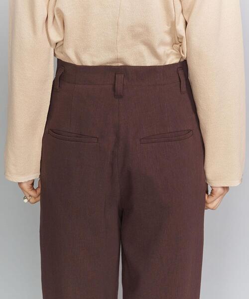 BEAUTY&YOUTH UNITED ARROWS(ビューティーアンドユースユナイテッドアローズ)の「BY ツイルベイカーワイドパンツ ◆(その他パンツ・レディース・ピンク/ダークブラウン・MEDIUM/SMALL)」の13枚目の写真