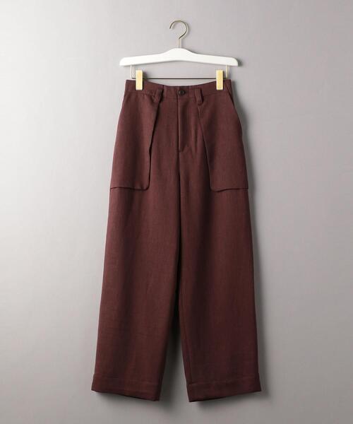 BEAUTY&YOUTH UNITED ARROWS(ビューティーアンドユースユナイテッドアローズ)の「BY ツイルベイカーワイドパンツ ◆(その他パンツ・レディース・ピンク/ダークブラウン・MEDIUM/SMALL)」の7枚目の写真