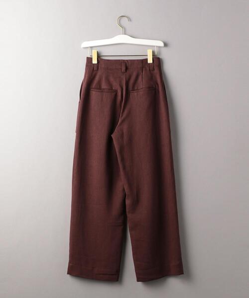 BEAUTY&YOUTH UNITED ARROWS(ビューティーアンドユースユナイテッドアローズ)の「BY ツイルベイカーワイドパンツ ◆(その他パンツ・レディース・ピンク/ダークブラウン・MEDIUM/SMALL)」の6枚目の写真