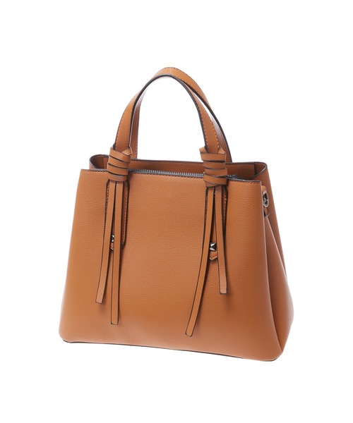 Edit Sheen（エディットシーン）の「【High-Line】ハンドルロングストラップスクエアバッグ（ハンドバッグ・レディース・キャメル/ブラック/オフホワイト/ベージュ・FREE）」の7枚目の写真