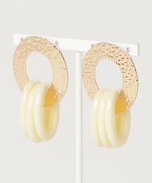 【Caramel late】ゴールド×チェーンピアス