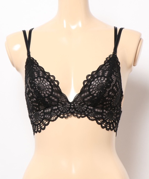 【ANNEBRA 】レース ロングラインブラ ブラレット アンブラ ANNEBRA Love バックデザインロングラインブラジャー(B