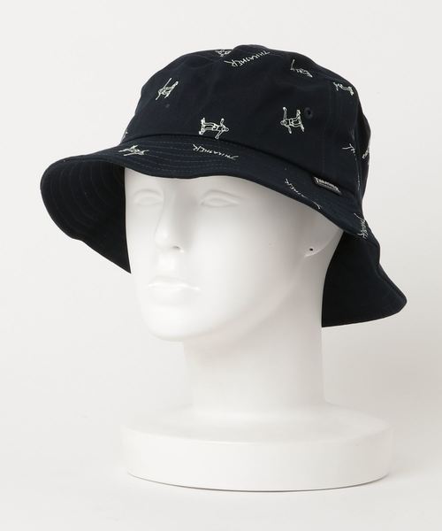 THRASHER（スラッシャー）の「スラッシャー　バケットハット　19TH-H03（ハット・メンズ・カーキ/ブラウン/ネイビー/ベージュ/ブラック・FREE）」の5枚目の写真