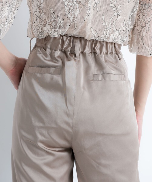 VANNIE U（ヴァニーユー）の「ツヤてろサテンパンツ（その他パンツ・レディース・ベージュ/アイボリー/ミント・FREE）」の13枚目の写真