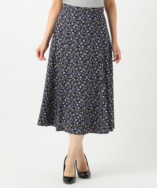 J.PRESS(ジェイプレス)の「【洗える】LIBERTY Tiger Lily スカート(スカート・レディース・黄土色系5/ネイビー系5・T13/T15/T17)」の10枚目の写真