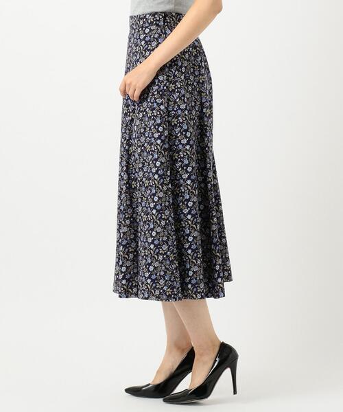 J.PRESS(ジェイプレス)の「【洗える】LIBERTY Tiger Lily スカート(スカート・レディース・黄土色系5/ネイビー系5・T13/T15/T17)」の9枚目の写真