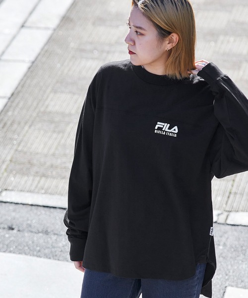 FILA/フィラ 別注 フロント＆バックロゴ ビッグシルエット