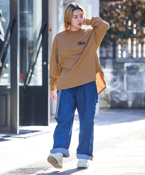 FILA/フィラ 別注 フロント＆バックロゴ ビッグシルエットフットボール