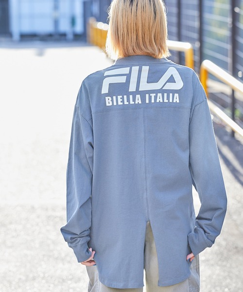 FILA/フィラ 別注 フロント＆バックロゴ ビッグシルエット