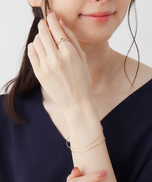 K10カットビーズ クリッポンバングル