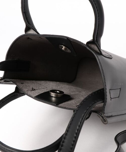 KOBE LETTUCE（コウベレタス）の「巾着付きスクエアショルダーミニバッグ（ショルダーバッグ・レディース・パープル/グレイッシュベージュ/ブラウン/ブラック/オリーブ・FREE）」の6枚目の写真