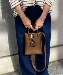 KOBE LETTUCE | 巾着付きスクエアショルダーミニバッグ(ショルダーバッグ)