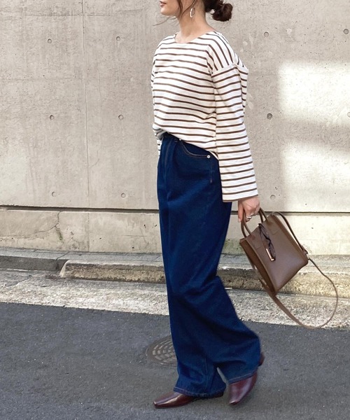 KOBE LETTUCE（コウベレタス）の「巾着付きスクエアショルダーミニバッグ（ショルダーバッグ・レディース・パープル/グレイッシュベージュ/ブラウン/ブラック/オリーブ・FREE）」の9枚目の写真