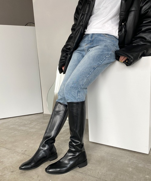 chuclla（チュクラ）の「【chuclla】【2020/AW】BASIC LONG-BOOTS chs87（ブーツ・レディース・ブラック・36/37/38/39/40）」の10枚目の写真