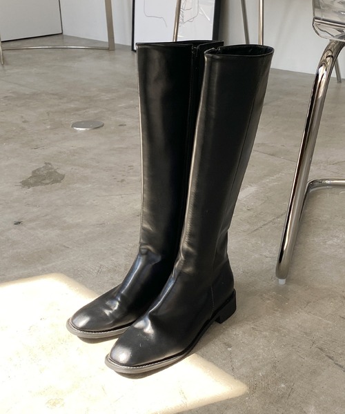 chuclla（チュクラ）の「【chuclla】【2020/AW】BASIC LONG-BOOTS chs87（ブーツ・レディース・ブラック・36/37/38/39/40）」の16枚目の写真