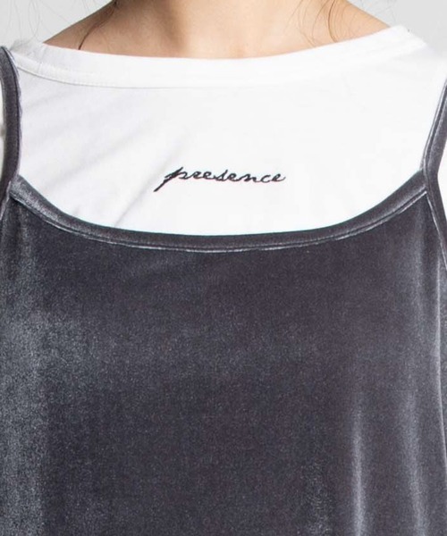 WEGO(ウィゴー)の「WEGO/【2点セット】キャミワンピースセット(ワンピース・レディース・パープル/グレー/ブラック/ダークグレー/ブラウン・FREE)」の7枚目の写真