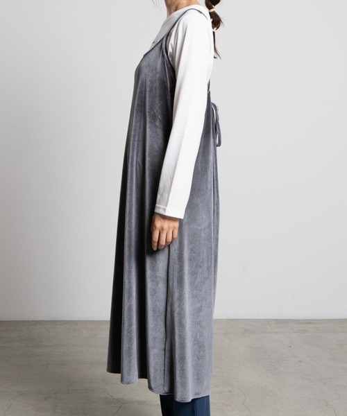 WEGO(ウィゴー)の「WEGO/【2点セット】キャミワンピースセット(ワンピース・レディース・パープル/グレー/ブラック/ダークグレー/ブラウン・FREE)」の16枚目の写真