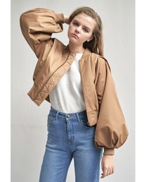 ALEXIA STAM | Wide Sleeve Bomber Jacket/ワイドスリーブボンバージャケット(ブルゾン)