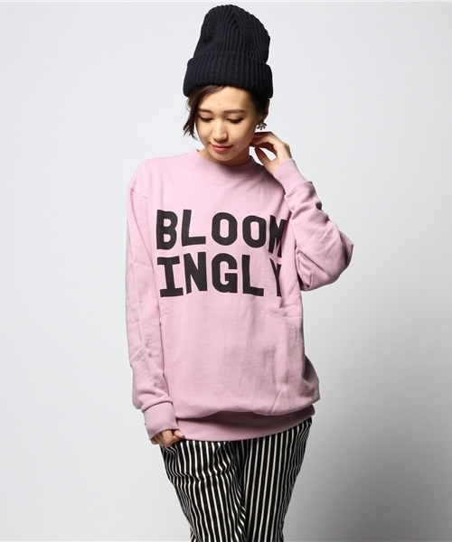ROSE BUD（ローズバッド）の「S-LCTT-14211 BLOOM INGLY SWEAT PRINTL