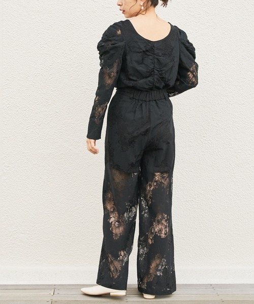 Chico（チコ）の「レースパワショル2wayブラウス（シャツ/ブラウス・レディース・ミント/グレー/アイボリー/ブラック・FREE）」の15枚目の写真