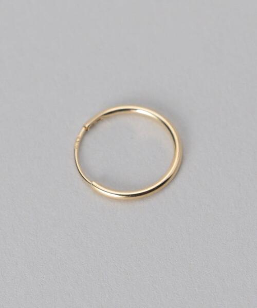 H BEAUTY&YOUTH UNITED ARROWS(エイチビューティーアンドユースユナイテッドアローズ)の「<LOREN STEWART>VALLE HOOPS GOLD COLOR 11mm/ピアス(ピアス(両耳用)・レディース・ゴールド・FREE)」の3枚目の写真