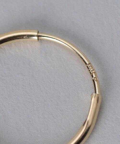 H BEAUTY&YOUTH UNITED ARROWS(エイチビューティーアンドユースユナイテッドアローズ)の「<LOREN STEWART>VALLE HOOPS GOLD COLOR 11mm/ピアス(ピアス(両耳用)・レディース・ゴールド・FREE)」の4枚目の写真