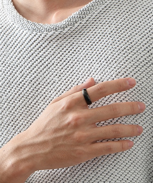 MinoriTY（マイノリティ）の「【MinoriTY】スチールスムースリング メンズ ウィメンズ （リング・メンズ・ブラック/シルバー/ゴールド・S/M/L/XS）」の5枚目の写真