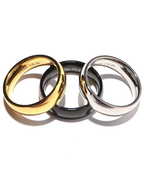 MinoriTY（マイノリティ）の「【MinoriTY】スチールスムースリング メンズ ウィメンズ （リング・メンズ・ブラック/シルバー/ゴールド・S/M/L/XS）」の6枚目の写真