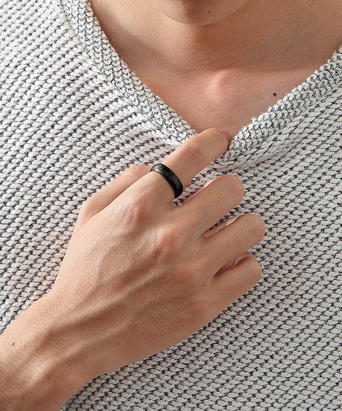 MinoriTY（マイノリティ）の「【MinoriTY】スチールスムースリング メンズ ウィメンズ （リング・メンズ・ブラック/シルバー/ゴールド・S/M/L/XS）」の14枚目の写真