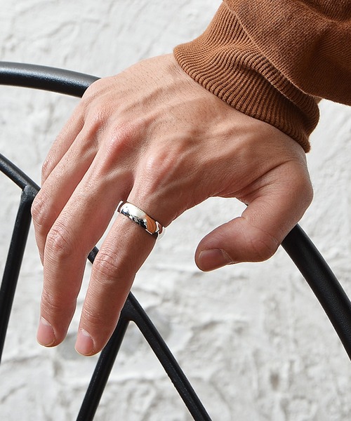 MinoriTY（マイノリティ）の「【MinoriTY】スチールスムースリング メンズ ウィメンズ （リング・メンズ・ブラック/シルバー/ゴールド・S/M/L/XS）」の17枚目の写真